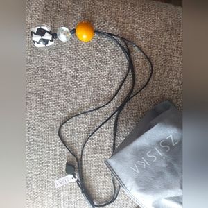 BNWT ZSISKA Handmade Jewelry Adjustable Cord Necklace